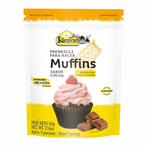 PREMEZCLA PARA MUFFINS KARAVANSAY SABOR COCOA