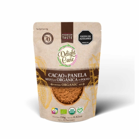 CACAO Y PANELA EN POLVO DELIGHT CANE