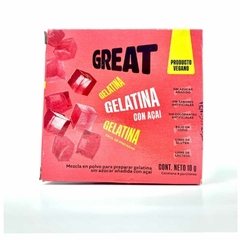GELATINA CON ACAI VEGANA GREAT