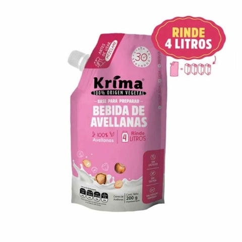 BASE DE AVELLANAS PARA PREPARAR BEBIDAD KRIMA