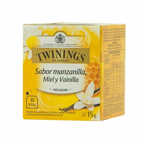 INFUSION MANZANILLA, MIEL Y VAINILLA TWININGS