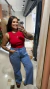 Calça Dulce Wide Leg | Jeans premium | Não marca | Cintura alta - Maria Bardela