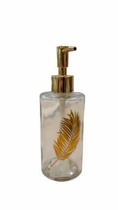DISPENSER VIDRIO GOLDEN 19CM