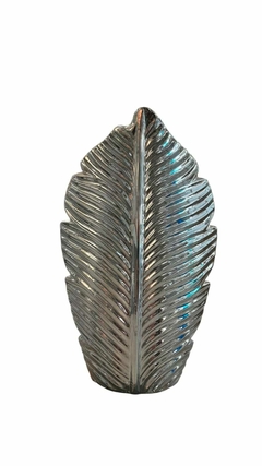 FLORERO HOJA PLATA