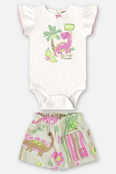 Conjunto Body + short Dino