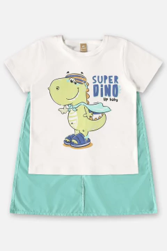 Pijama Dino com capa - comprar online
