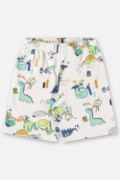 Pijama Dino com capa na internet
