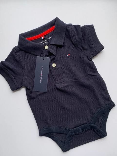 Body Azul Marinho Gola Polo