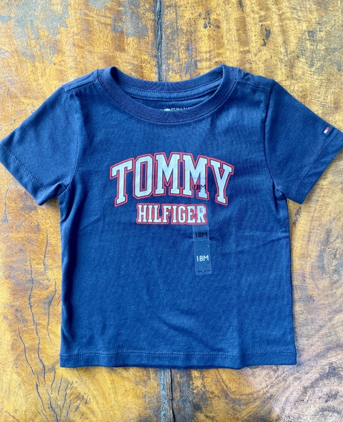 Camisa Básica Azul Escrita TH