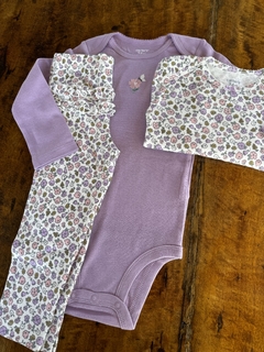 Trio Florzinha lilás - comprar online