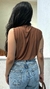 Blusa Dalia Marrom - Amaya Loja