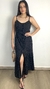 Vestido botāo poá preto