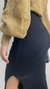 Tricot manga bufante bege - comprar online