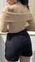 Short saia alfaiataria preto - comprar online