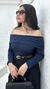 Body Sue azul marinho