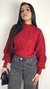 Tricot manga bufante vermelho - comprar online