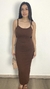 Vestido tubinho marrom - Amaya Loja