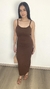 Vestido tubinho marrom - loja online