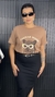 T-shirt oncinha Marrom na internet
