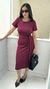 Vestido Bella vinho