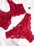 Conjunto Em Renda Sem Bojo Com Aro - Scarlet