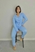 Pijama Antonella Manga Longa 100% Algodão - Belle Fleur Lingerie