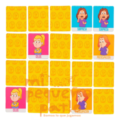 3 En 1 Las Emociones: Lotería, Memotest Y 4 En Linea
