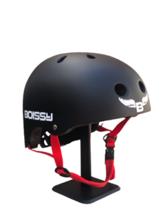 Casco Boissy de Protección Multideporte Bici, Roller, Skate, Quad NEGRO