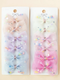 Moños con estrellitas bebés y niñas