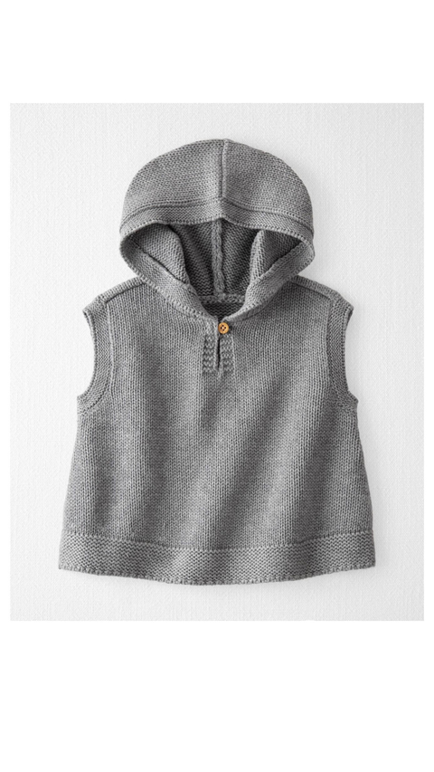 Ponchito tejido orgánico carter´s little planet