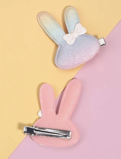 Moños conejito con brillos - comprar online
