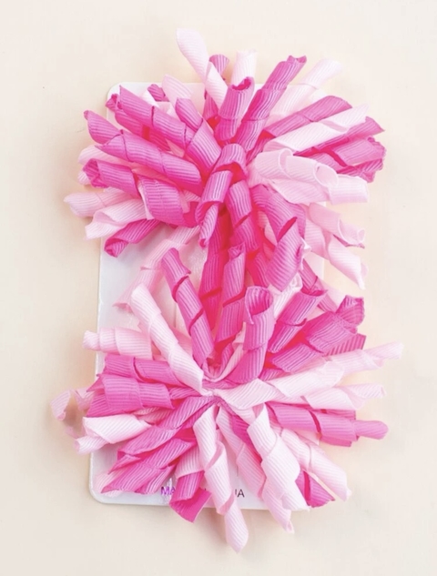 Moños con firulete para bebés y niñas