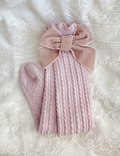 Medias altas con moño niñas - comprar online