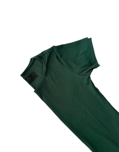 Vestido Canelado Longo 13301039