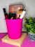 Organizador de maquiagem porta treco - pink - comprar online