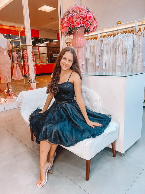 Vestido Debutante Preto - comprar online