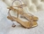 SANDALIA BRILHO BELA ROSE GOLD - Vestidos de Princesa K
