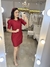 Vestido Manguinha Montaria Vermelho - comprar online