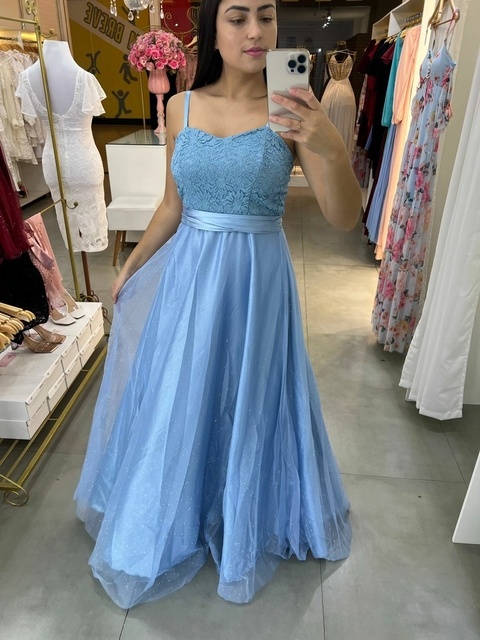 Vestido Debutante Cinderela Longo