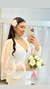 Vestido de princesa Jade Branco Noivas - Vestidos de Princesa K
