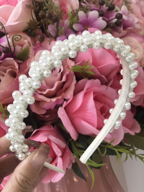 Tiara pérola tradicional