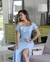 Vestido Ciganinha Azul Serenity na internet