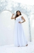 Vestido de princesa Soltinho de um ombro com laço