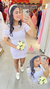 Vestido manguinha de tule princesa Jaccar - loja online