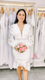 Vestido Costas Nuas Manga - Vestidos de Princesa K