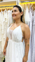 Vestido Camponesa Branco c Brilho - comprar online