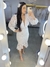 Vestido Costas Nuas Manga - loja online