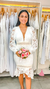 Vestido Costas Nuas Manga - loja online