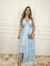 Vestido Luxo Lançamento Camponessa 2.0 Azul Serenity