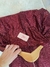 Vestido Monique MARSALA manguinha Paetê - comprar online